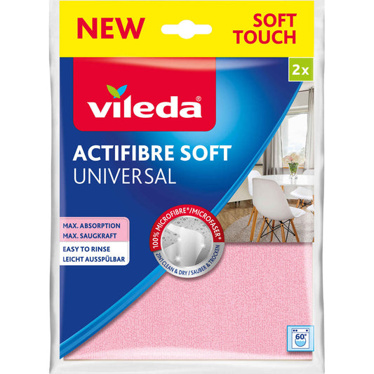Vileda Pano Microfibra Actifibre Soft Universal 2 un