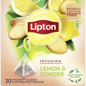 Infusão de Limão e Gengibre Lipton 40 g 20 un