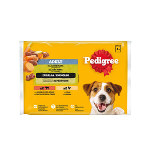Comida Húmida para Cão Pedigree Saquetas Multipack 4x100g