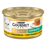 Purina Gourmet Gold Tartelette Frango e Cenouras Gato Adulto 85 g