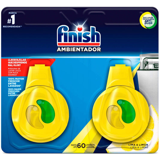 Finish Ambientador Duo Limão 2x 4 ml