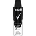 Desodorizante Spray Rexona Men Invisible Black & White 87 g 150 ml