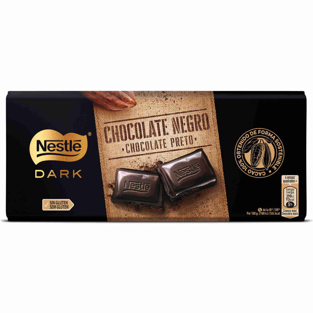 Nestlé Extrafino Dark Chocolate Preto 125 g