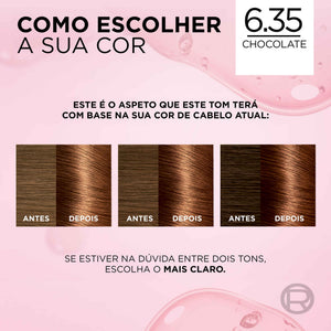 L'Oréal Paris Excellence Creme 6.35 Castanho Chocolate 1 un