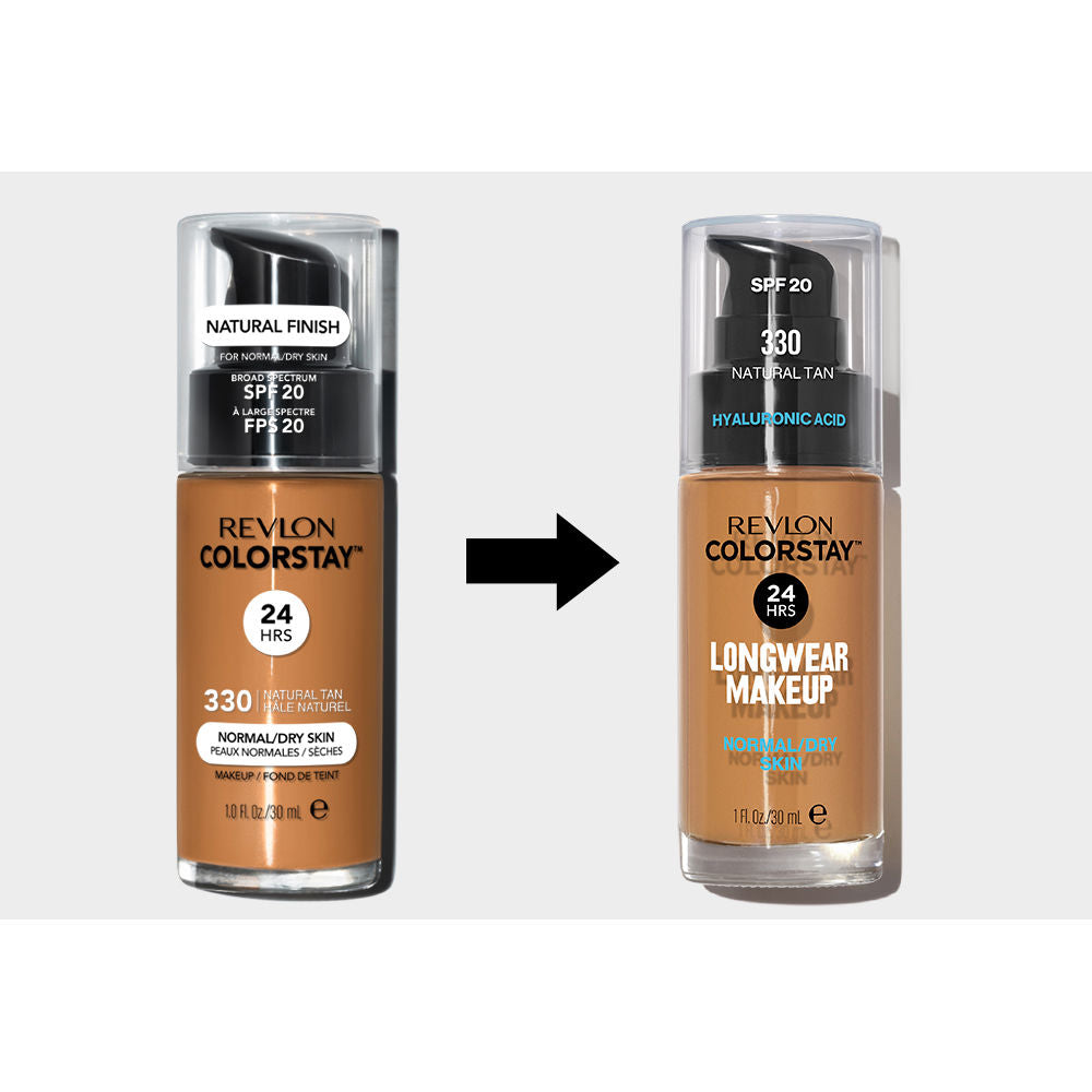 Revlon Mass Market Base colorstay normal/dry pele #330-natural bronzeado
