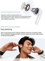 Xiaomi Auriculares Redmi Buds 6 Active True Wireless Negros - BHR8396GL