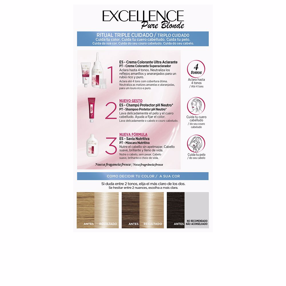 L'Oréal Paris Excellence tintura creme #01 louro ultra claro natural 192 ml