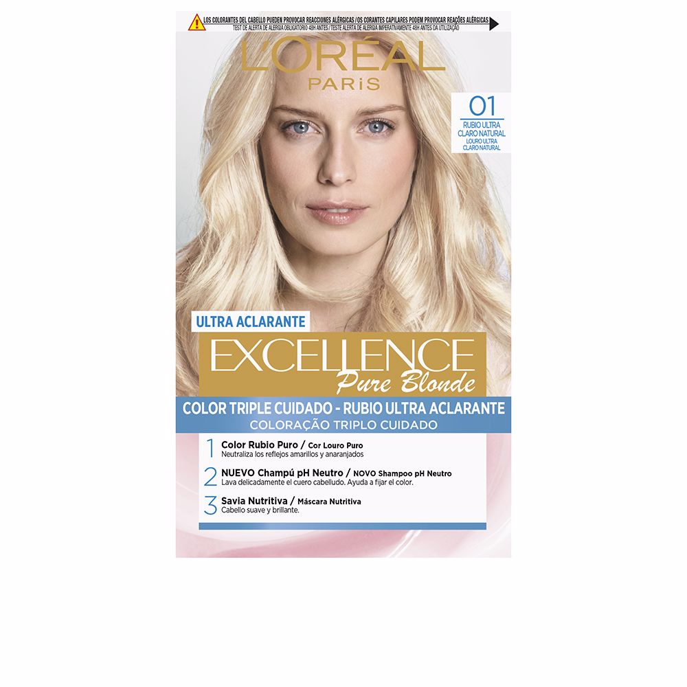 L'Oréal Paris Excellence tintura creme #01 louro ultra claro natural 192 ml