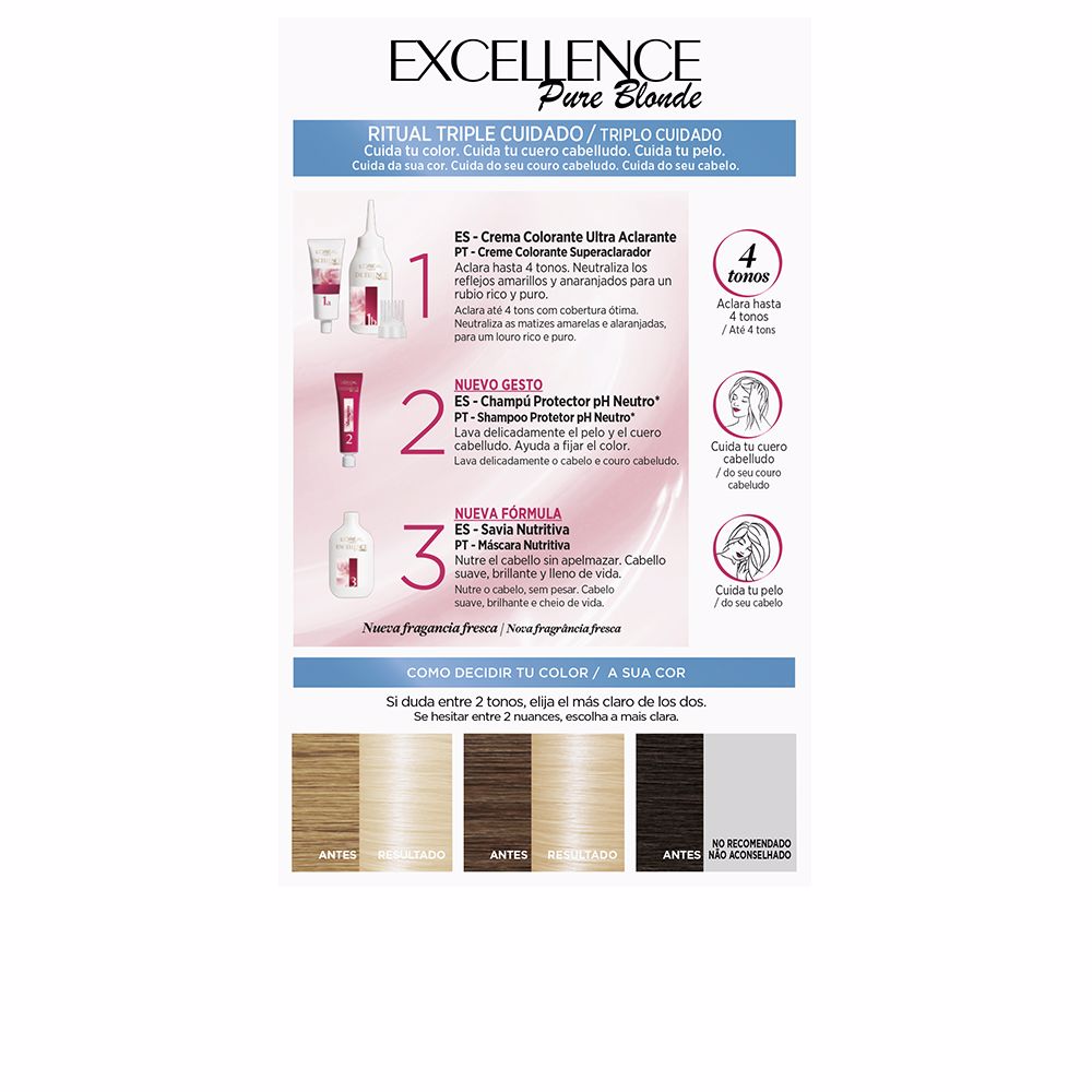 L'Oréal Paris Excellence tintura creme #03 loiro cinza ultra claro 192 ml