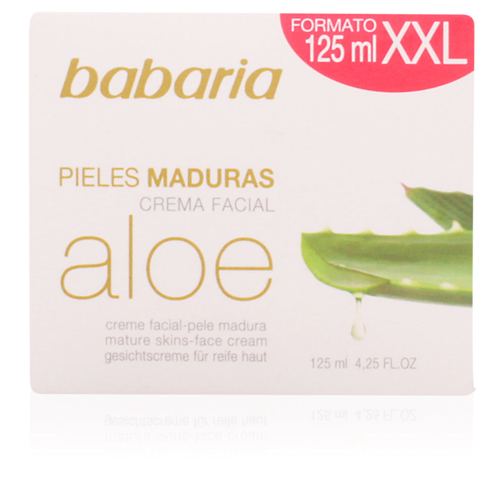Babaria Aloe vera crema facial nutritiva piel madura 125 ml