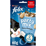 Purina Felix Party Mix Dairy Delight Snack para Gato Adulto 60 g