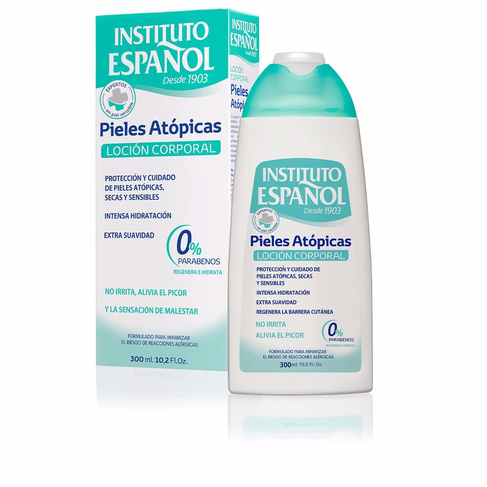Instituto Español Loção corporal hipoalergênica para pele atópica, 300 ml