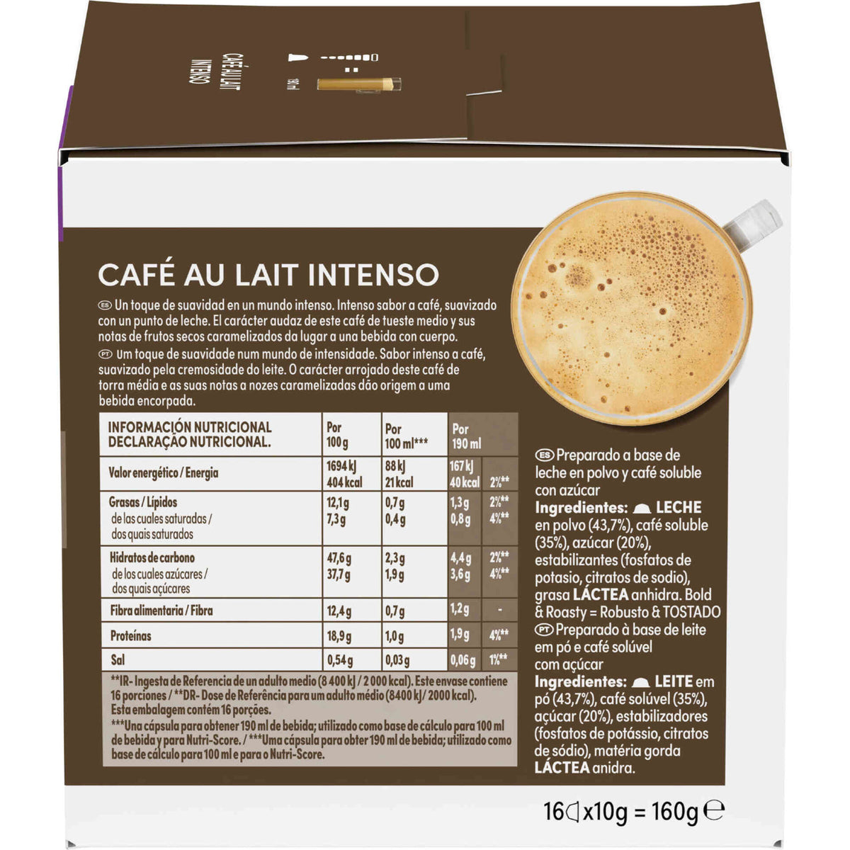 Nescafé Dolce Gusto Café Au Lait Intenso 16 un