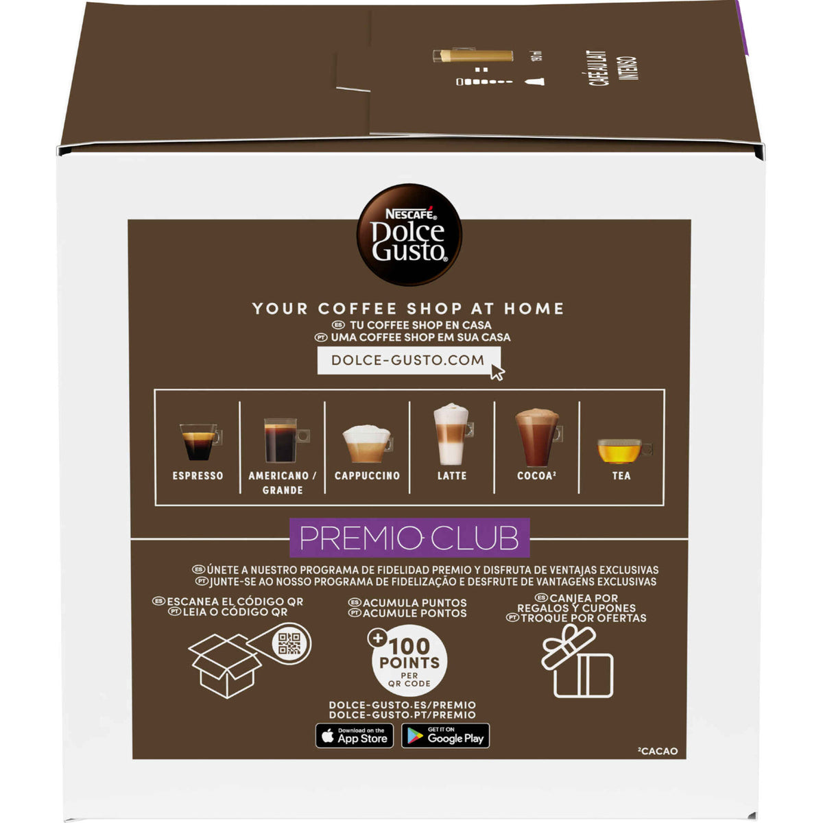 Nescafé Dolce Gusto Café Au Lait Intenso 16 un