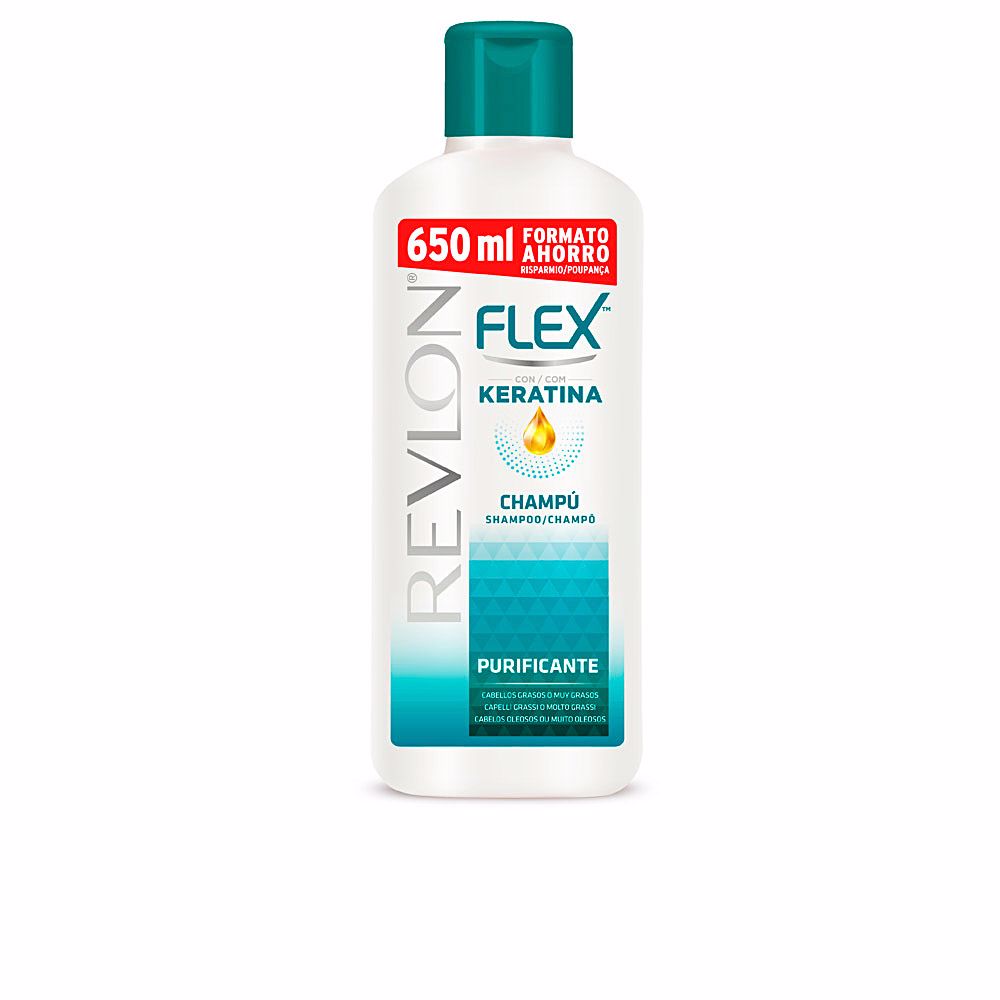Revlon Mass Market Queratina flex champô purificante cabelo oleoso 650 ml