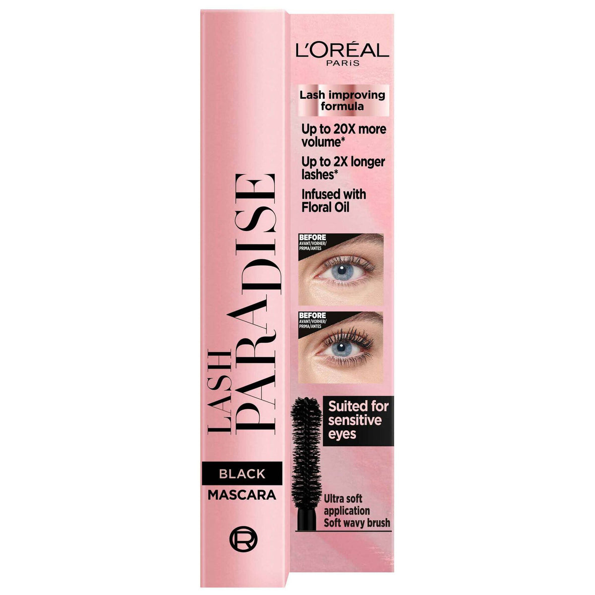 L'Oréal Paris Lash Paradise Máscara Pestanas Preto 6,4 ml