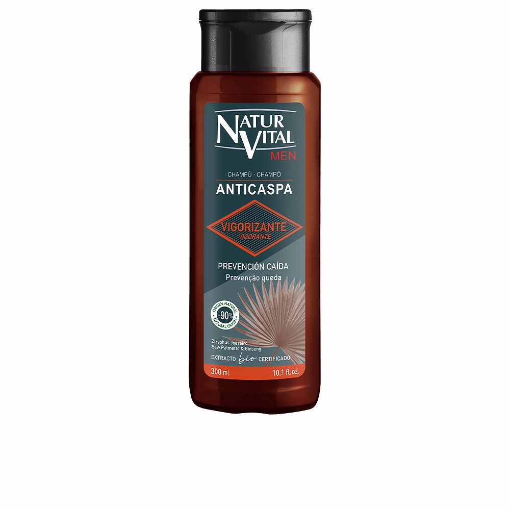 Natur Vital Homem revigorante anti-caspa shampoo anti-queda 300 ml