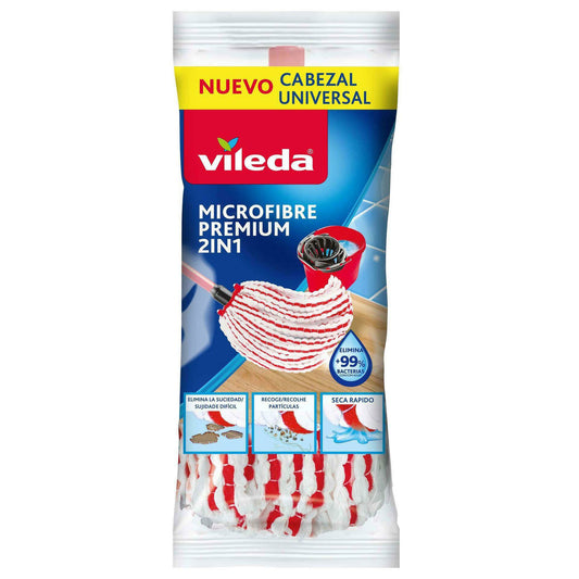 Vileda Recarga Esfregona Microfibra Premium 2 em 1