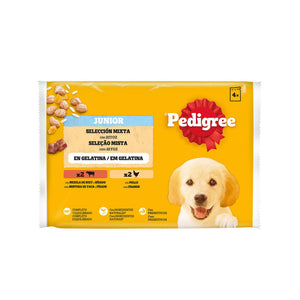 Comida Húmida para Cão Júnior Pedigree Multipack 4x100g