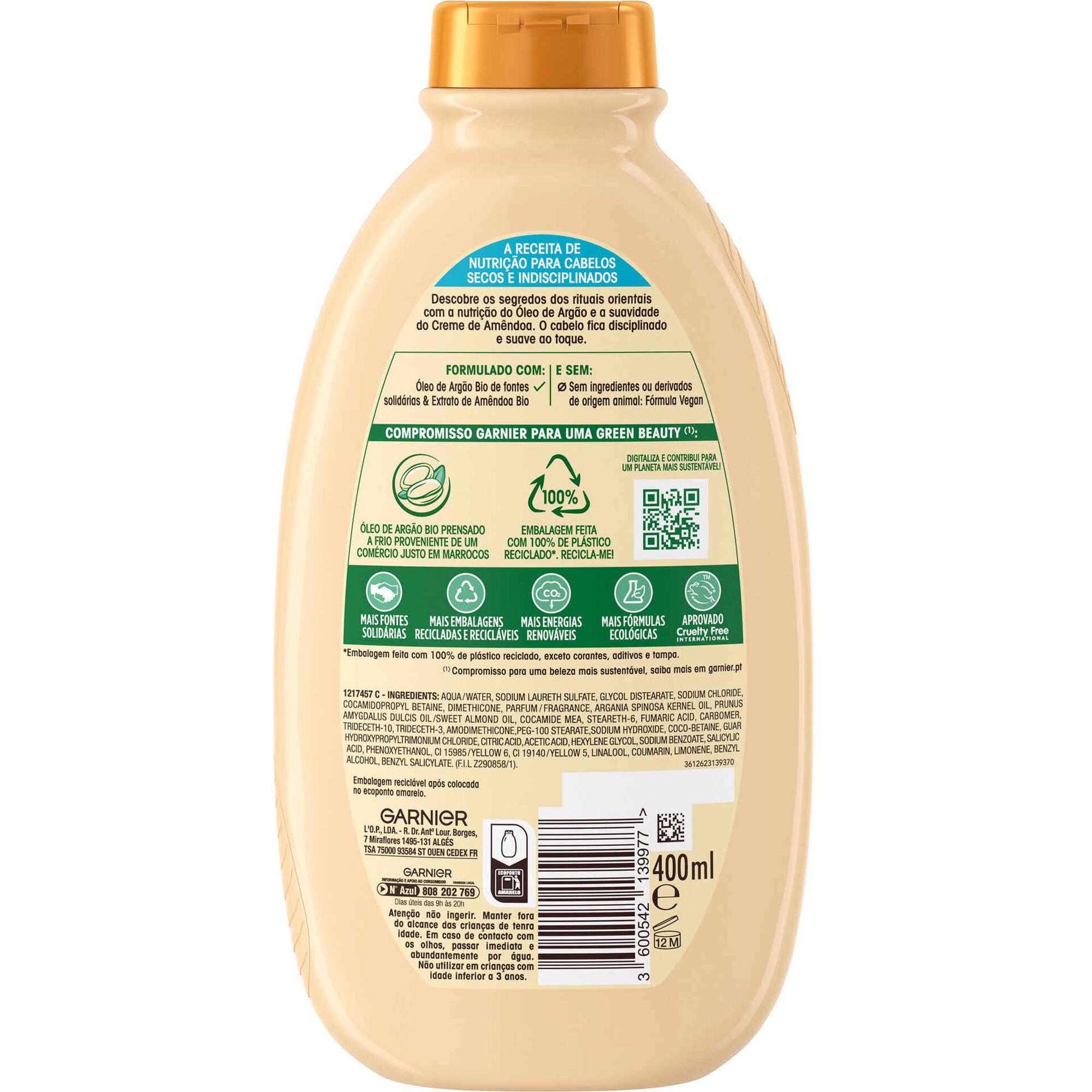 Garnier Ultra Suave Riqueza d'Argão 400 ml