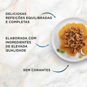 Purina Gourmet Perle Comida Húmida Gato Adulto, Saquetas 12x85 g