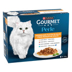 Purina Gourmet Perle Comida Húmida Gato Adulto, Saquetas 12x85 g