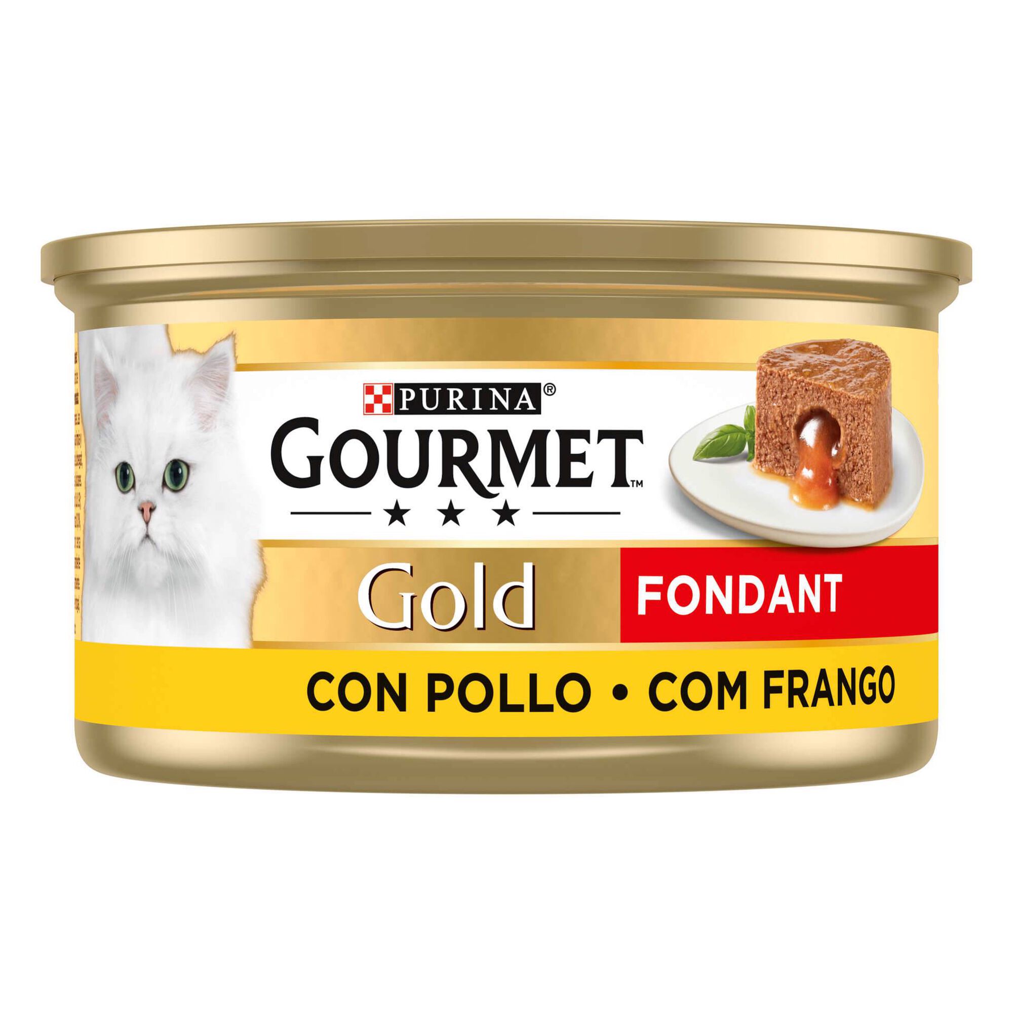 Purina Gourmet Gold Fondant Mousse com Frango para Gato Adulto 85 g
