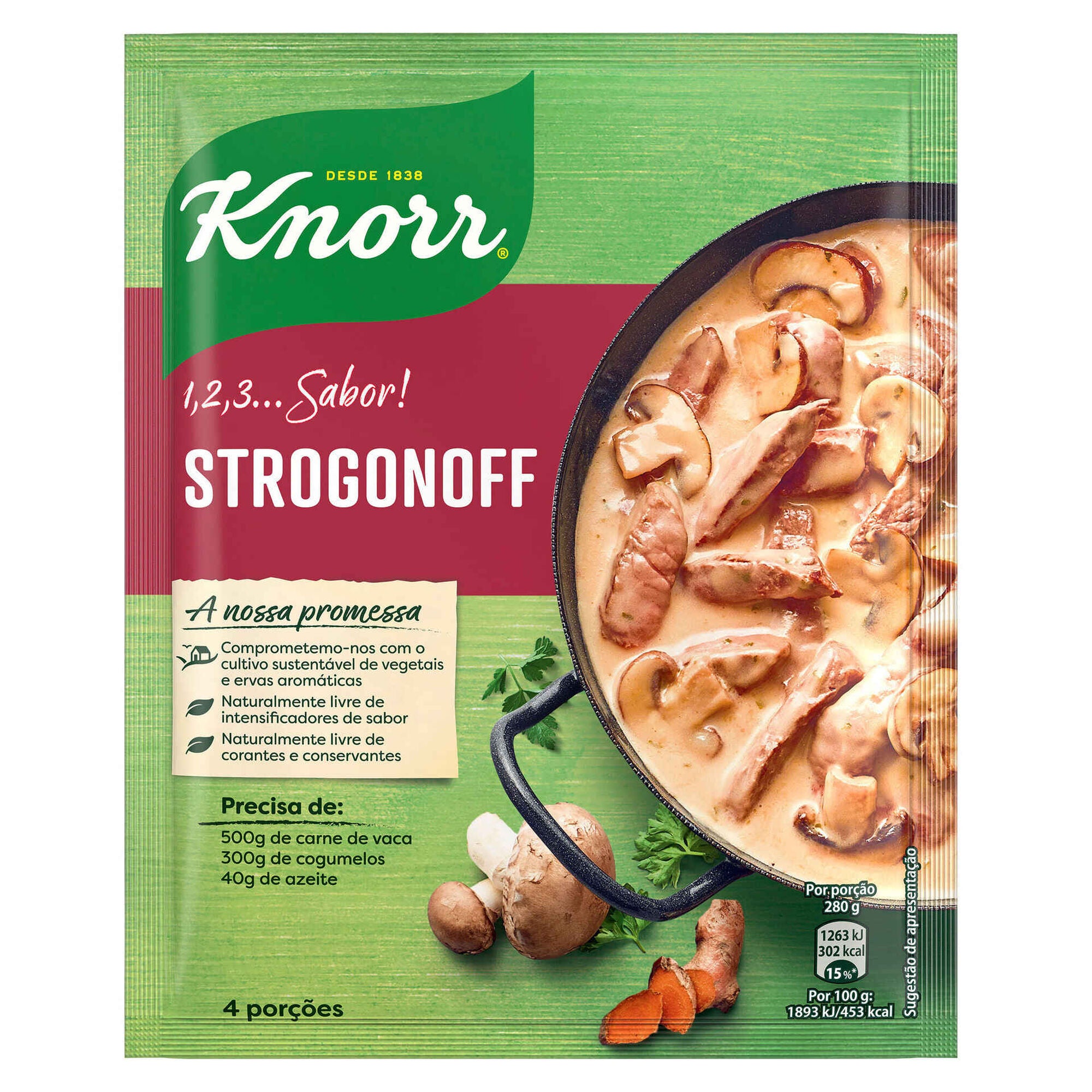 Tempero para Strogonoff Knorr 33 g 4 un