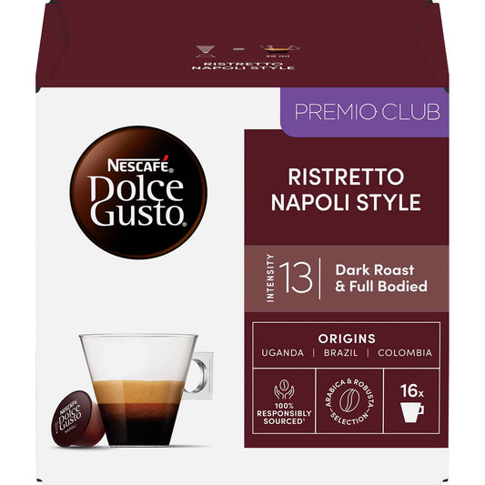 Nescafé Dolce Gusto Cápsulas Ristretto Napoli (Int.13) - 16 caps