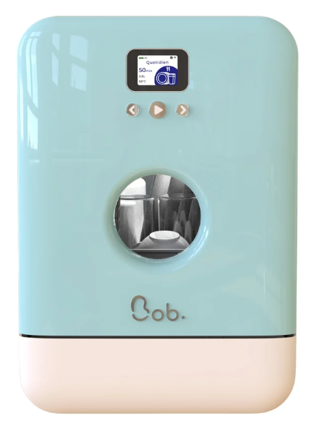 Daan Tech Máquina de Lavar Loiça Portátil Bob Branco/Azul Gelo