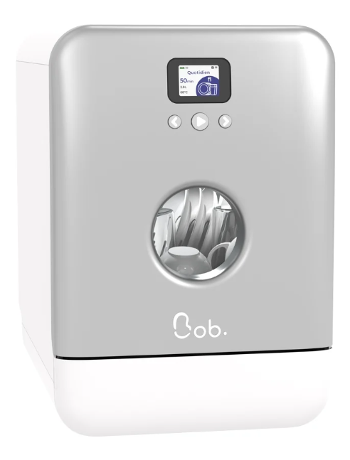 Daan Tech Máquina de Lavar Loiça Portátil Bob Branco/Cinza