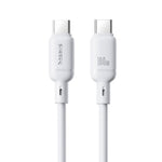 Baseus Cabo Silky Series Fast Charging Type-C To Type-C 100W 1M Moon White