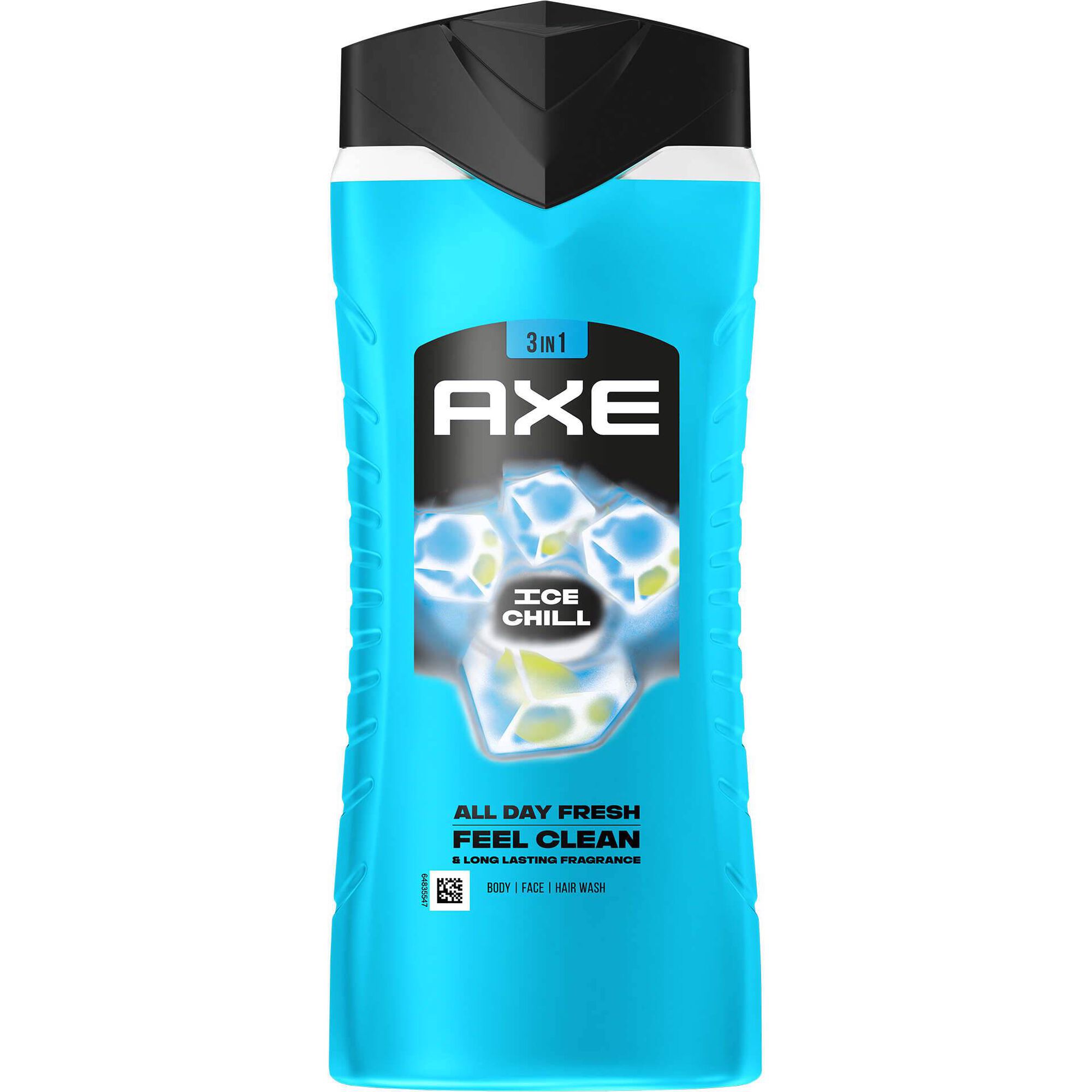 Gel de Banho Axe Ice Chill 3 em 1 409 g 400 ml