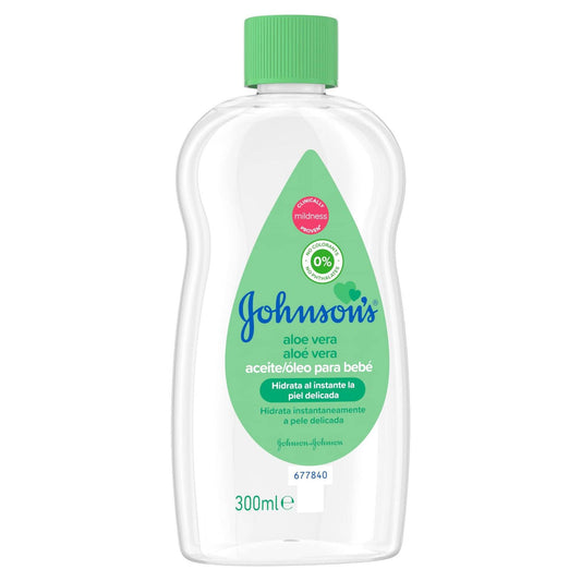 Johnson's Óleo Suave Aloe Vera 300 ml