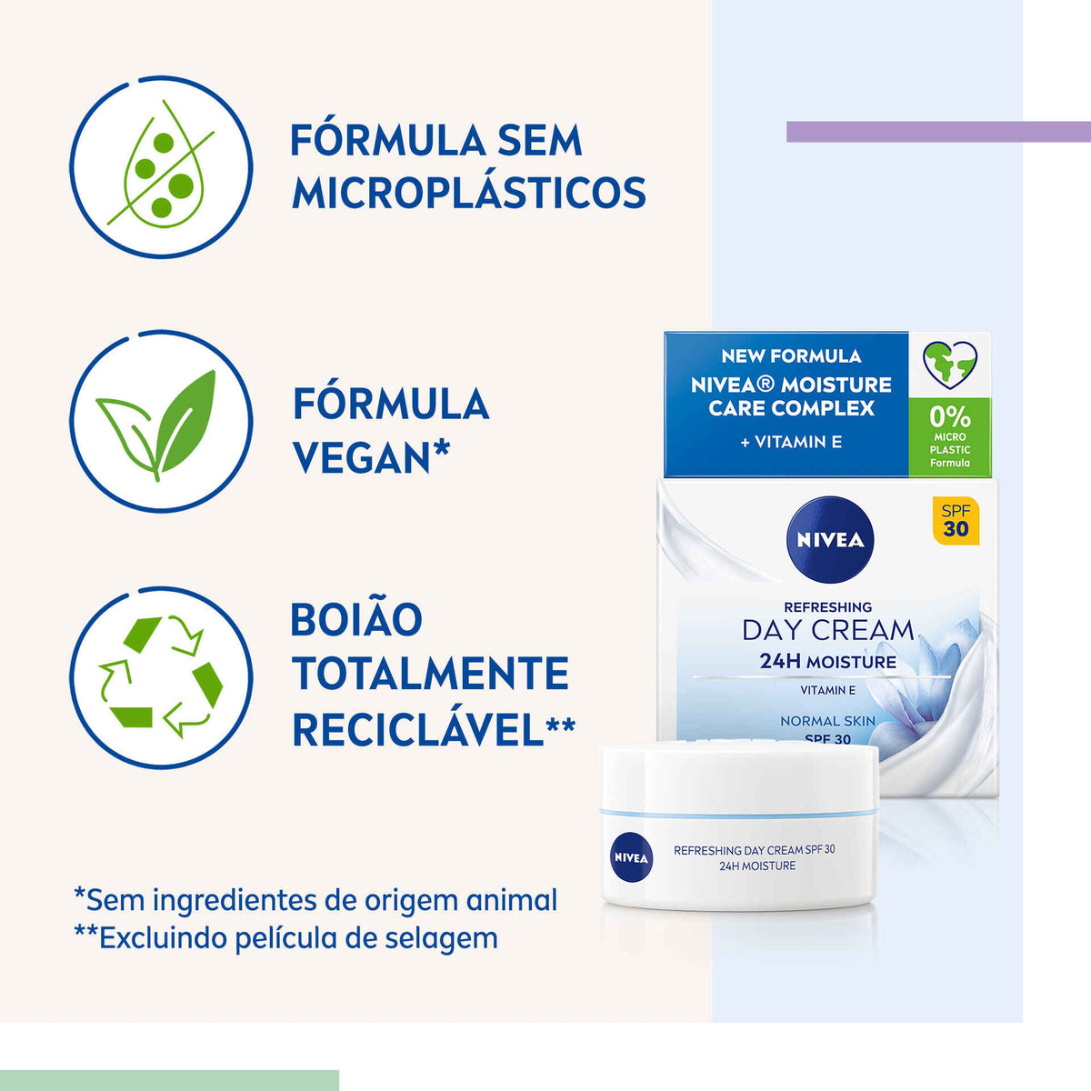Nivea Essentials Creme de Dia Hidratante FPS 30 50 ml