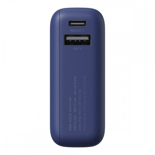 Xiaomi Power Bank 33 W 10000mAh com Cabo Integrado Azul - BHR9341GL
