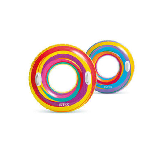 Intex Bóia Insuflável Riscas Coloridas