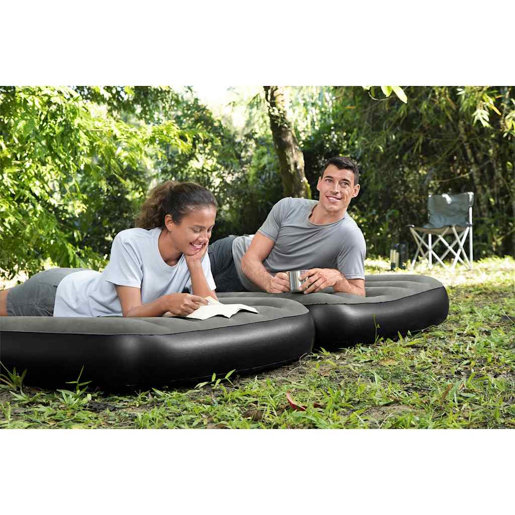 Bestway Colchão Insuflável 3 em 1 - Preto e Cinzento