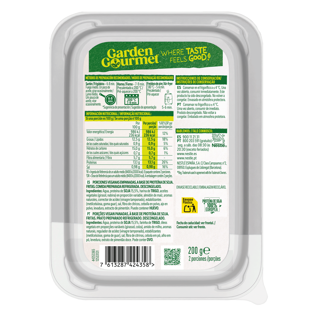 Garden Gourmet Nuggets de Proteína Vegetal 200 g