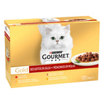 Purina Gourmet Gold Pedacinhos em Molho Seleção Sabores 12x85 g