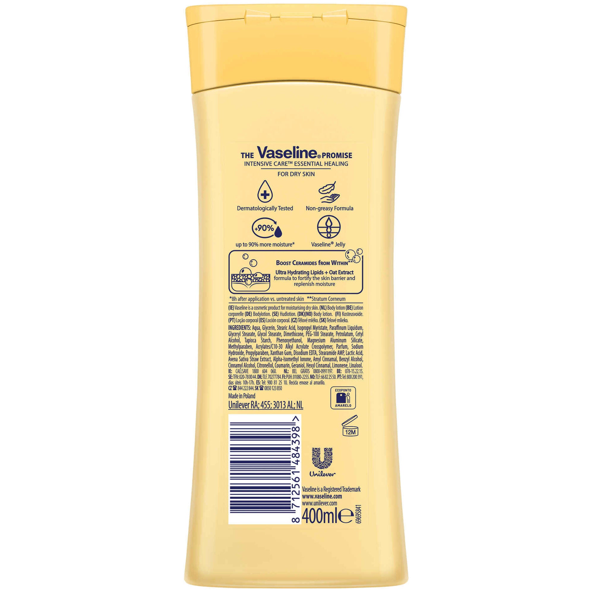 Loção Corporal Vaseline Essential Healing 408 g 400 ml