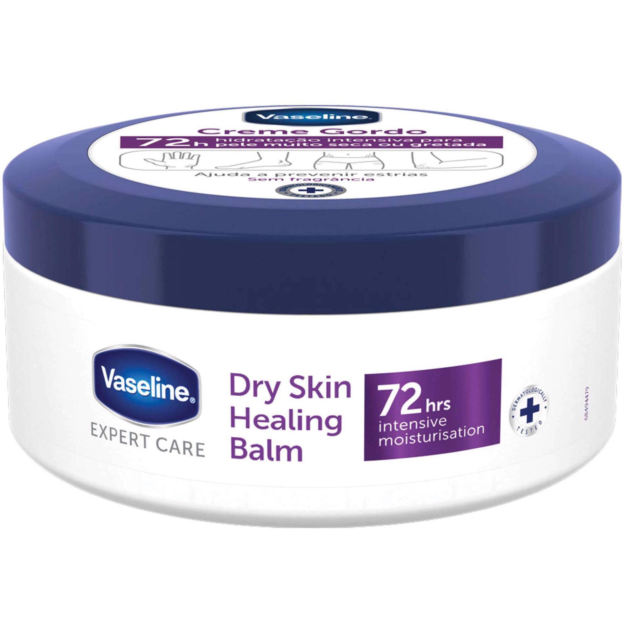 Creme Gordo Hidratação Intensiva 72h Vaseline 250 ml