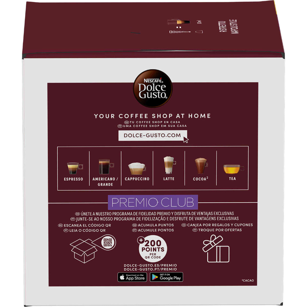 Nescafé Dolce Gusto Ristretto Napoli 30 Cápsulas 30 un