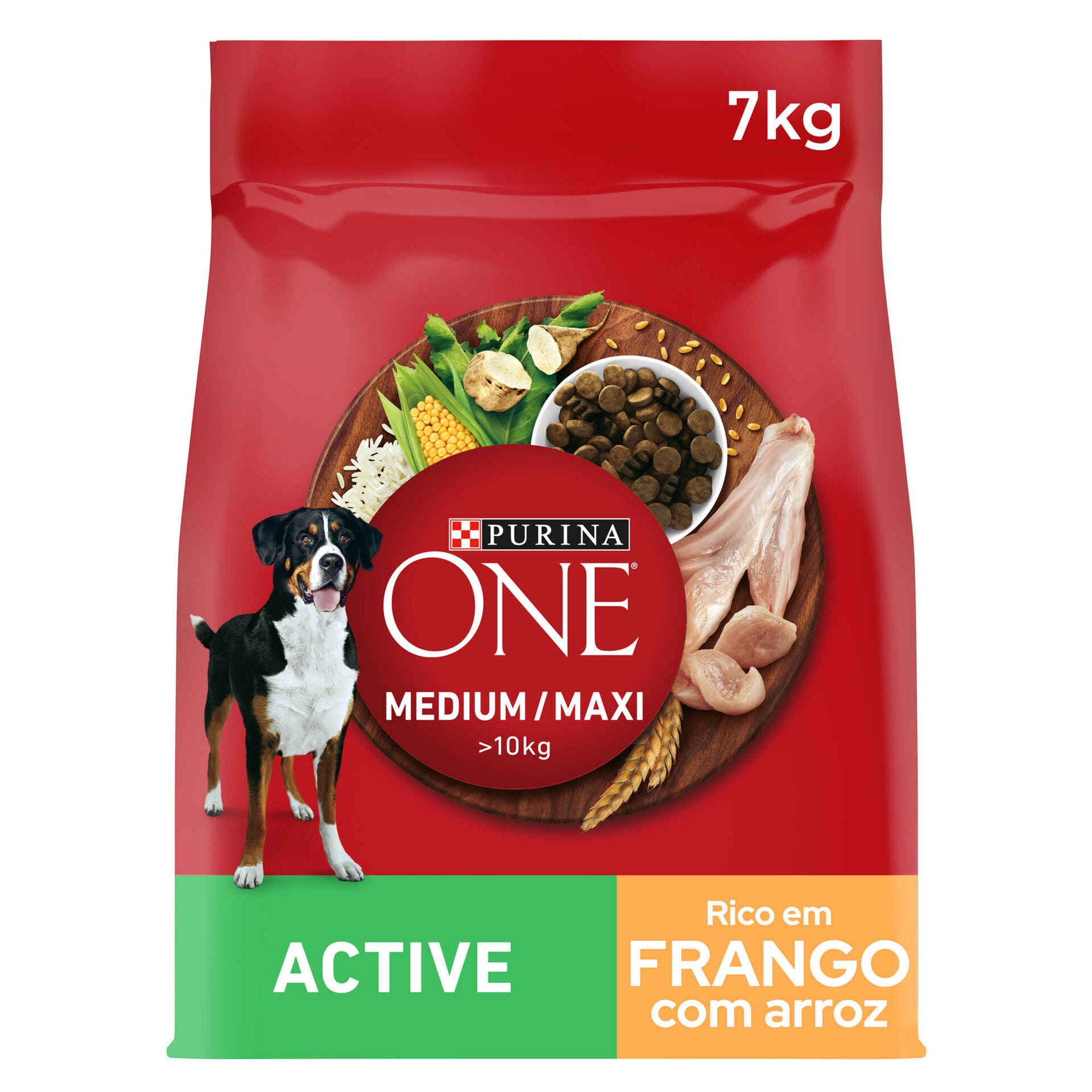 Purina One Ração Cão Adulto Médio/Maxi Frango e Arroz 7 kg
