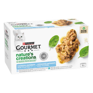 Purina Gourmet Nature's Creations Atum para Gato Adulto 4x85 g