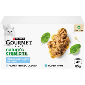 Purina Gourmet Nature's Creations Atum para Gato Adulto 4x85 g
