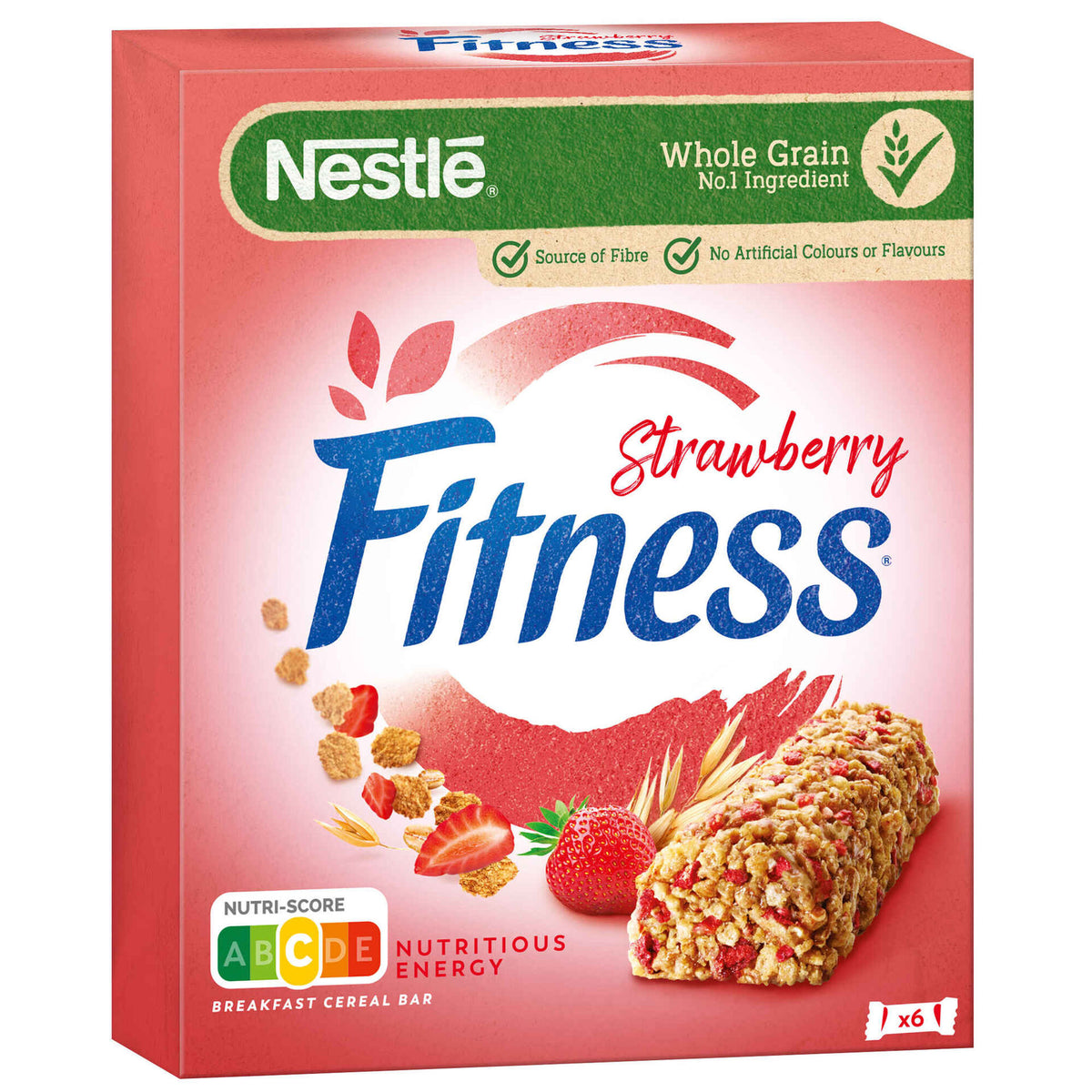 Fitness Barras de Morango 141 g Nestlé