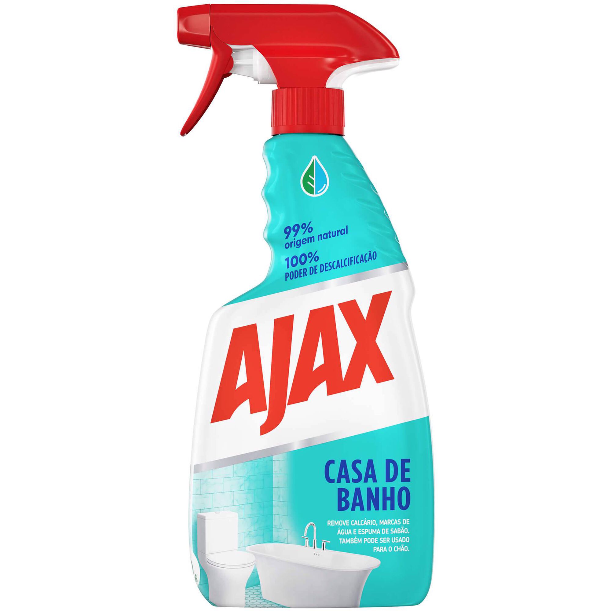 Ajax Spray Anti-Calcário Casa de Banho 500 ml