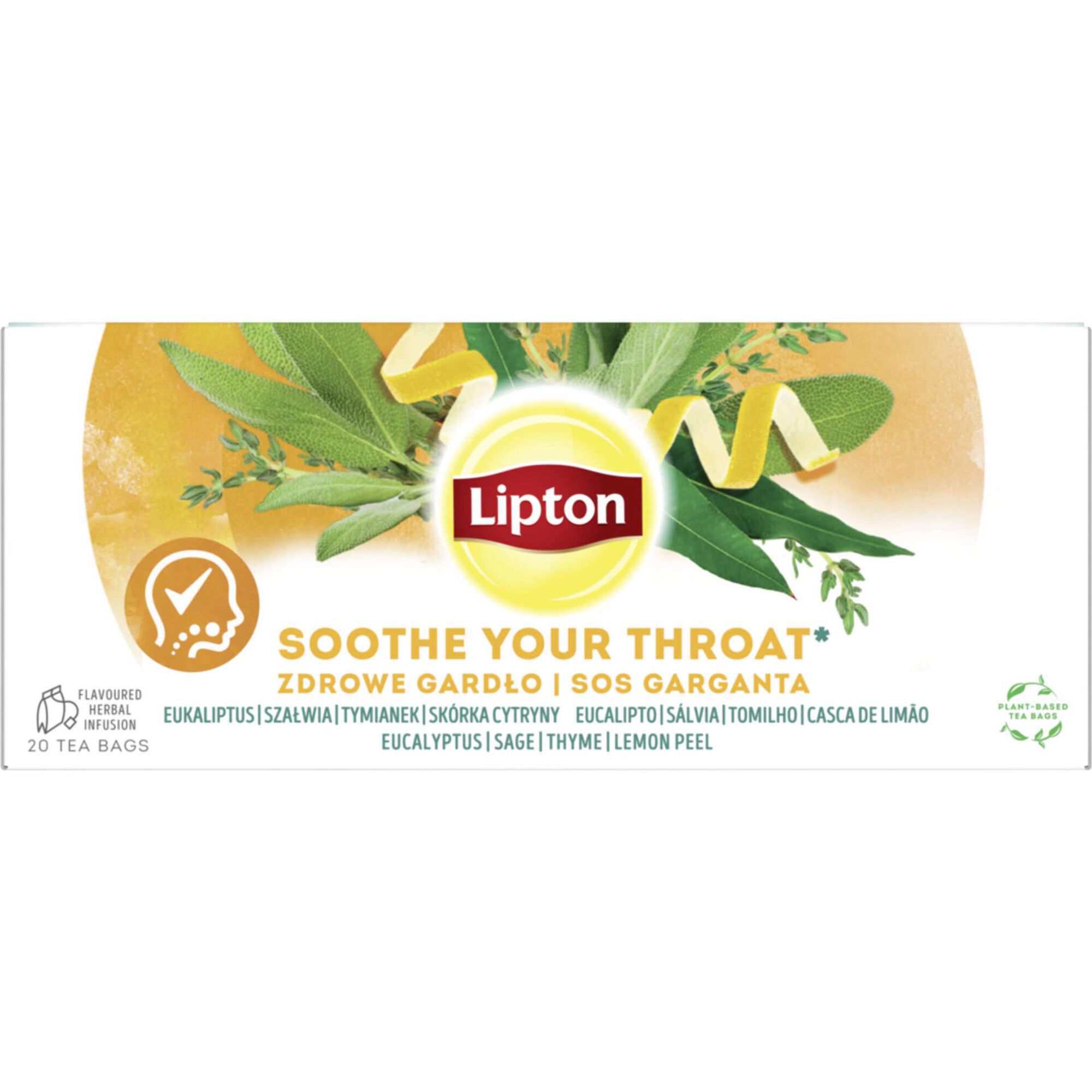 Infusão SOS Garganta Lipton 26 g 20 un