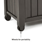 Keter Mesa de Jardim Multifuncional para Bbq Unity Xl Aspeto Madeira - Preto